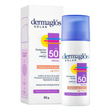 Protector Solar Dermaglos Facial Fps50 Tono Medio 50ml