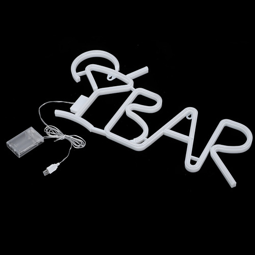 Bar Decor Bar Letras En Forma De Neón Led Luz De Letreros De