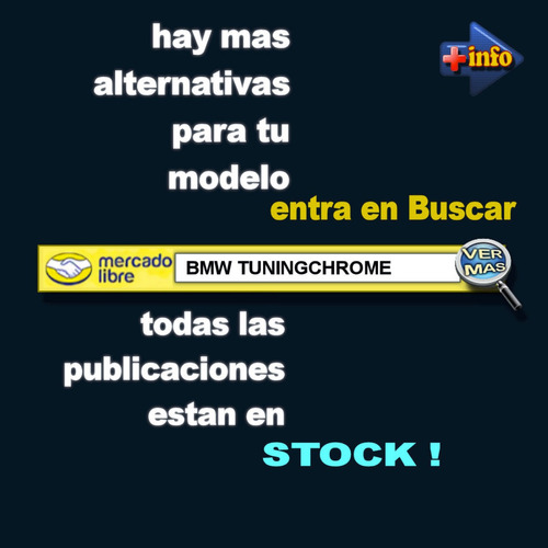 Bmw Insignias Metalicas Laterales X Par Tuningchrome Foto 2