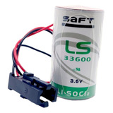 Saft Ls33600 3.6v 17000mah Tipo D Conector Negro