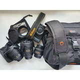 Kit Nikon (câmera, Bag, Lentes, Filtros E Acessórios)