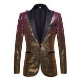 Blazer With Multicolor Lentejuelas For Caballeros