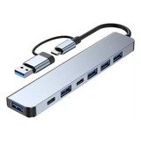 Hub Adaptador Usb Tipo C 7 En 1 Para Macbook iPad Notebook