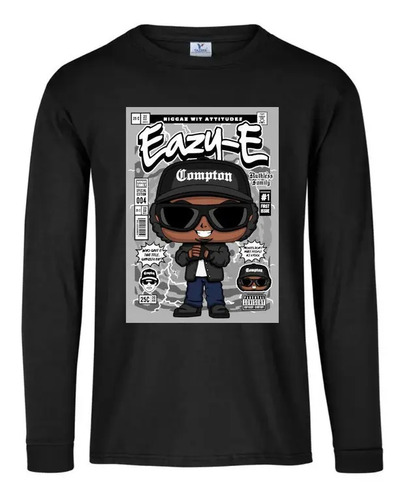 Playera M Larga Eazy E Moda Cultura Pop | Envío gratis