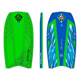 Bodyboard Krypton Tabla Surf Boogie Con Leash Proesional Color Verde Con Azul