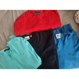 4 Suéters Lacoste Ck Tommy Hilfinger Greg Norman # Xl 