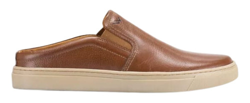 Sapatenis Casual Mule Masculino Couro Legítimo Slip On Iate