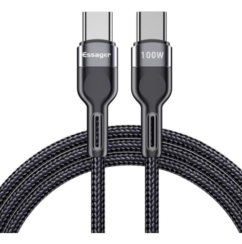 Cable Usb-c Carga Rápida 100w Datos Para iPad Mac Xiaomi 3m 