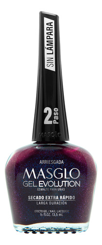 Arriesgada - Esmalte Gel Evolution Efecto Gel Masglo 13,5 Ml