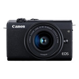  Canon Eos Kit M200 + Lente 15-45mm Is Stm Sin Espejo Color  Negro
