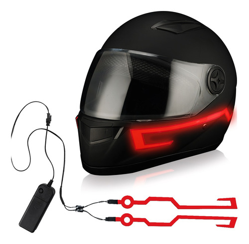 Casco De Motocicleta Moto Abatibles Dot Certificado Con Luz