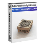 Pacote Vetores Caixa De Madeira Modelo 11 Laser Router Cnc