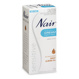 Nair Crema Depiladora Para Pieles Sensibles, 2.65 oz