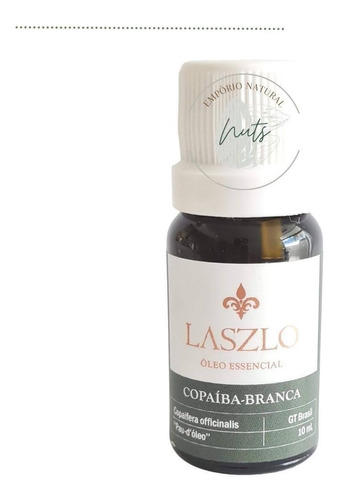 Oleo Essencial Copaiba 100% Puro Cicatrizante Laszlo 10ml Nf