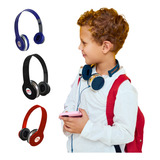 Fone De Ouvido Infantil Menino Headphone Com Fio Original