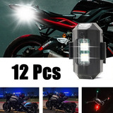 Mini Luz Estroboscópica Led Para Moto Dron 12 Piezas