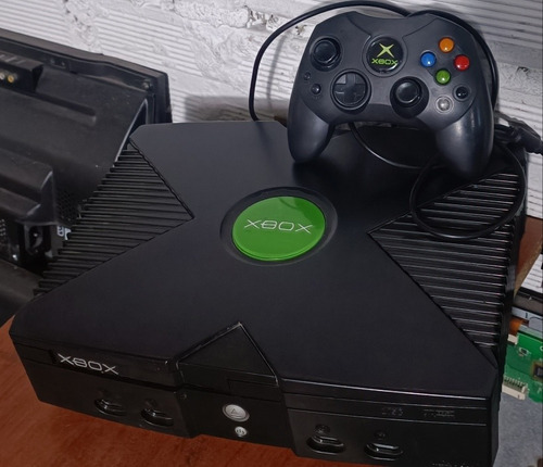 Xbox Clásico Caja Negra Buen Estado Control Genérico 