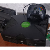 Xbox Clásico Caja Negra Buen Estado Control Genérico 