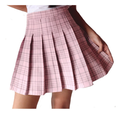 Falda Tableada Tennis Skirt Rosa