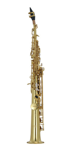 Saxofón Soprano Acabado Laton Laqueado Wesner Pss2000-l