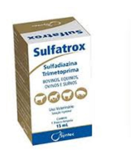 Sulfatrox Uso Veterinário 15ml Inj