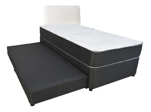 Sommier Marinera Viggo Dual Bed 100 X 200 + 1 Almohada Visco