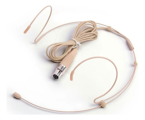 Microfone Headset Compatível Shure 4 Pinos Kit 03 Unidades