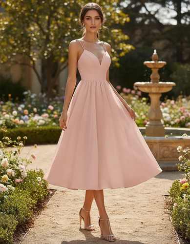 Vestido Formal Casual De Color Sólido Elegante Para Mujer | Envío gratis