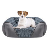 Cama Rectangular Ortopédica Para Perros Grandes, Medianos Y