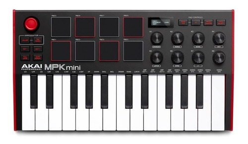 Akai Mpk Mini Mk3 Teclado Controlador Midi 25 Teclas