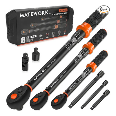 Kit 8 Llaves Dinamométricas Torquímetro1\u002F2'' 3\u002F8'' 1\u002F4 Mejor | Envío gratis