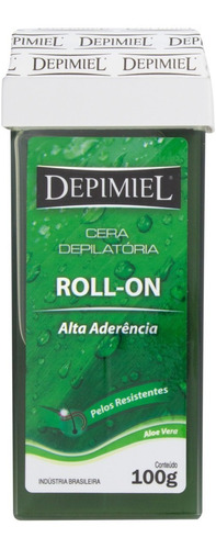 Cera Depilatória Roll-on Alta Aderência Depimiel 100g