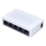Switch Mini 5 Portas Hub Cabo 10/100mbps Rede Ethernet Rj-45