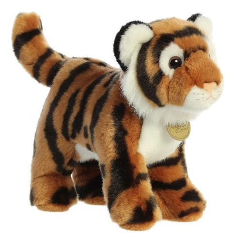 Peluche Aurora, Línea Miyoni, Tigre De Bengala Naranja