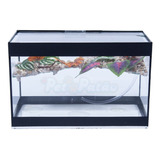 Terrario 80cm X 30cm X 40cm Vidro 5mm 96l C/ Plataforma C/nf