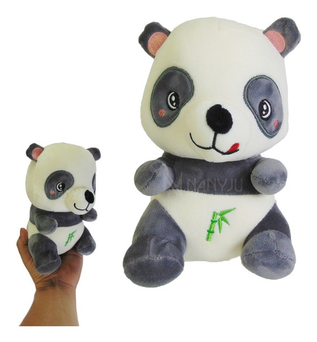 Urso De Pelúcia Panda Ursinho Animal Fofo Polar