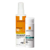 La Roche Posay Anthelios Combo Fps50 Spray + Oil Correct