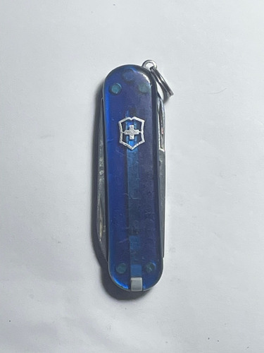 Mini Canivete Suíço Classic Victorinox Azul Translúcido 
