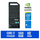 Thinkstation Lenovo E32 I7-4ªgen 16gb Ram Nvidia Quadro 2gb