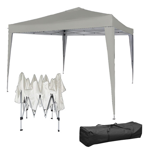 Tenda Gazebo 3x3 Barraca Praia 50 Uv Sanfonada A Prova Dagua