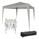 Tenda Gazebo 3x3 Barraca Praia 50 Uv Sanfonada A Prova Dagua