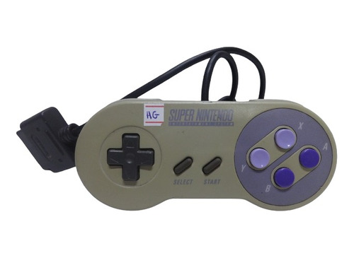 Controle Super Nintendo Snes Original Cod Hg Amarelado