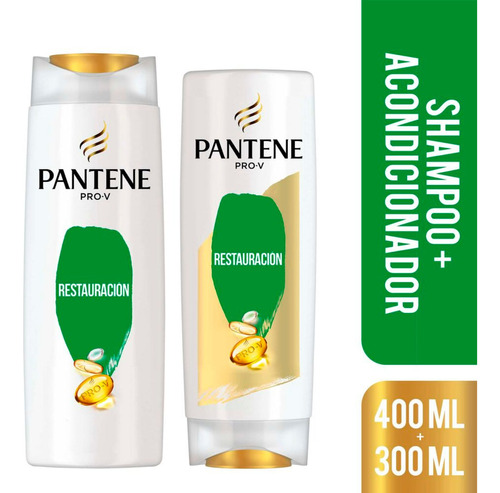 Pack Pantene Restauracion Shampoo 400 Ml + Acond. 300 Ml