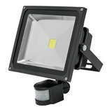 Reflector Led Alta Intensidad Sensor Movmiento Luz 30 W