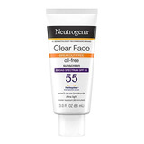 Neutrogena Clear Face, Protector Solar  Loción  Amplio