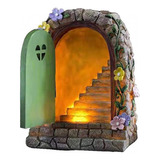 Lámpara De Noche De Decoración De Hadas De Puerta De Piedra