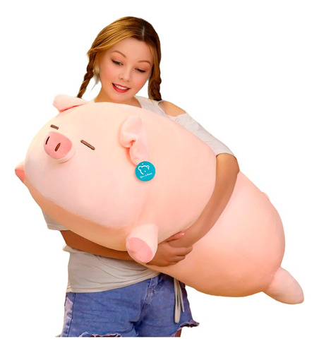 Peluche Cerdo Gigante 1 Metro Grande Jumbo Puerco Kawaii