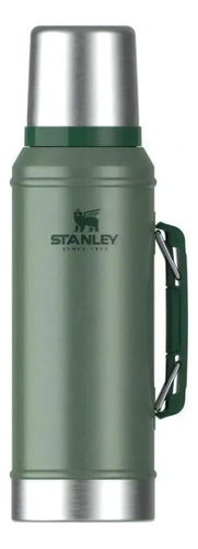 Termo Stanley Classic 950 Ml Con Manija Y Tapón Cebador