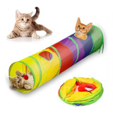 Divertido Túnel Para Mascotas, Perros Y Gatos, Colorido Y Pl