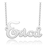  Shinyjewelry Erica Carta Nome Colar Presentes Personalizado